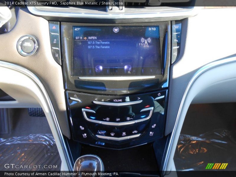 Sapphire Blue Metallic / Shale/Cocoa 2014 Cadillac XTS Luxury FWD