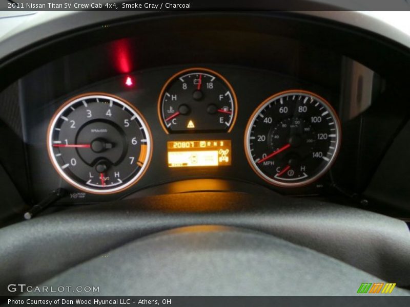 Smoke Gray / Charcoal 2011 Nissan Titan SV Crew Cab 4x4