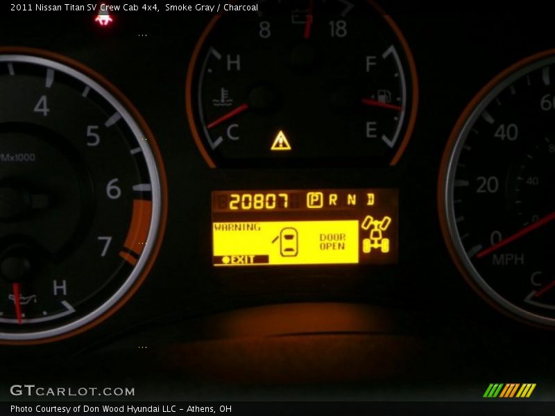 Smoke Gray / Charcoal 2011 Nissan Titan SV Crew Cab 4x4