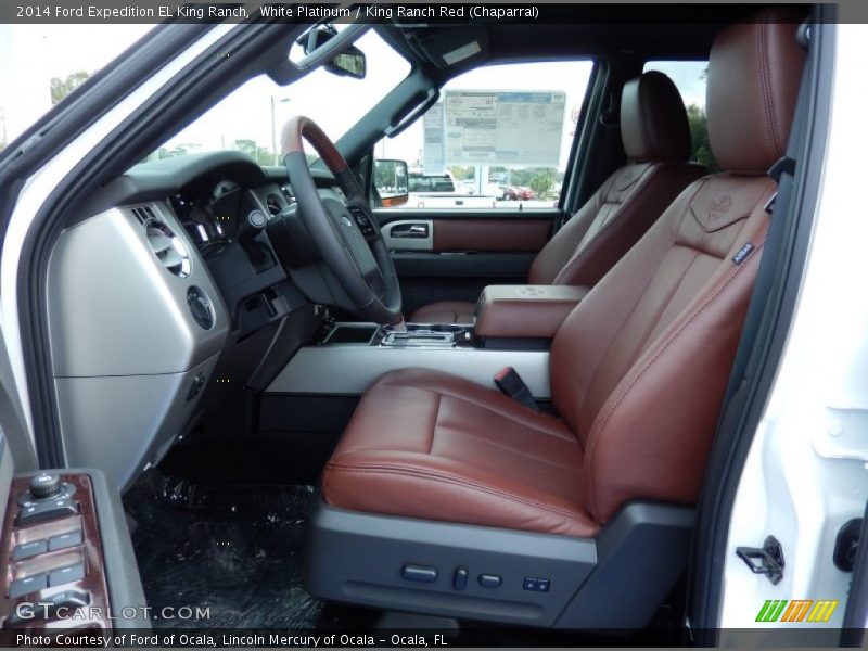  2014 Expedition EL King Ranch King Ranch Red (Chaparral) Interior