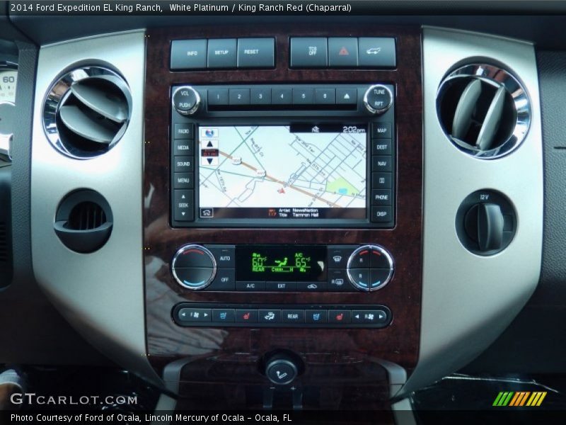Navigation of 2014 Expedition EL King Ranch