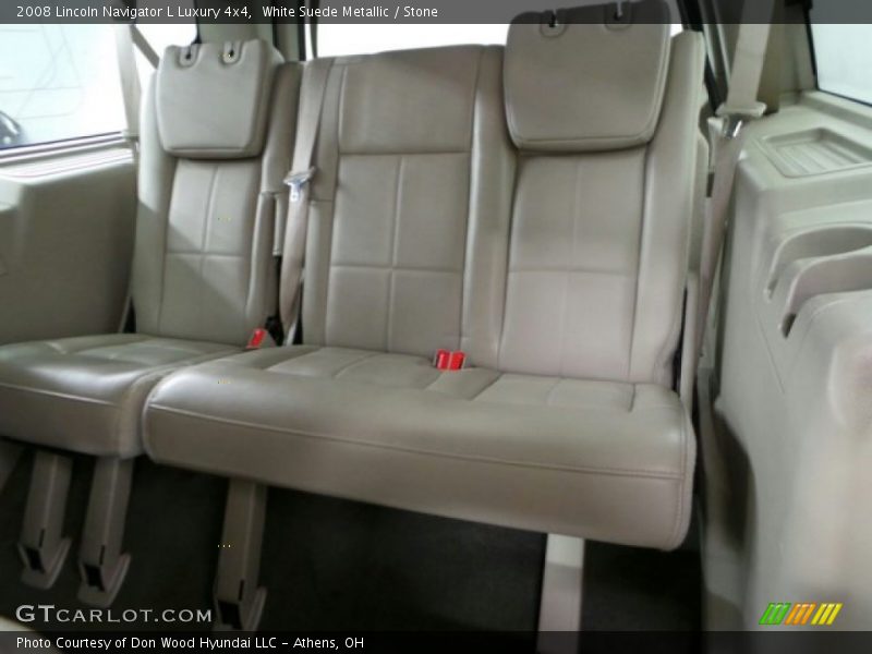 White Suede Metallic / Stone 2008 Lincoln Navigator L Luxury 4x4