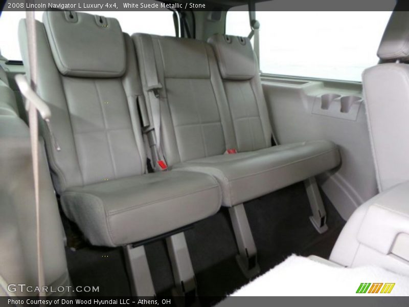 White Suede Metallic / Stone 2008 Lincoln Navigator L Luxury 4x4