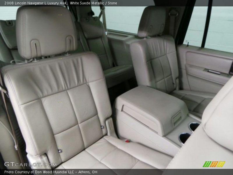 White Suede Metallic / Stone 2008 Lincoln Navigator L Luxury 4x4