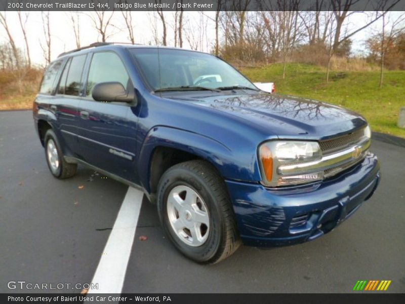 Indigo Blue Metallic / Dark Pewter 2002 Chevrolet TrailBlazer LS 4x4