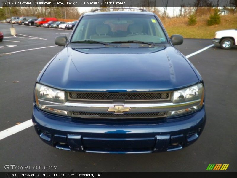 Indigo Blue Metallic / Dark Pewter 2002 Chevrolet TrailBlazer LS 4x4