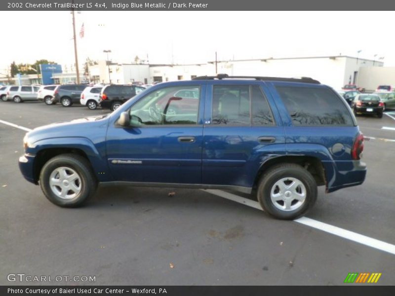 Indigo Blue Metallic / Dark Pewter 2002 Chevrolet TrailBlazer LS 4x4