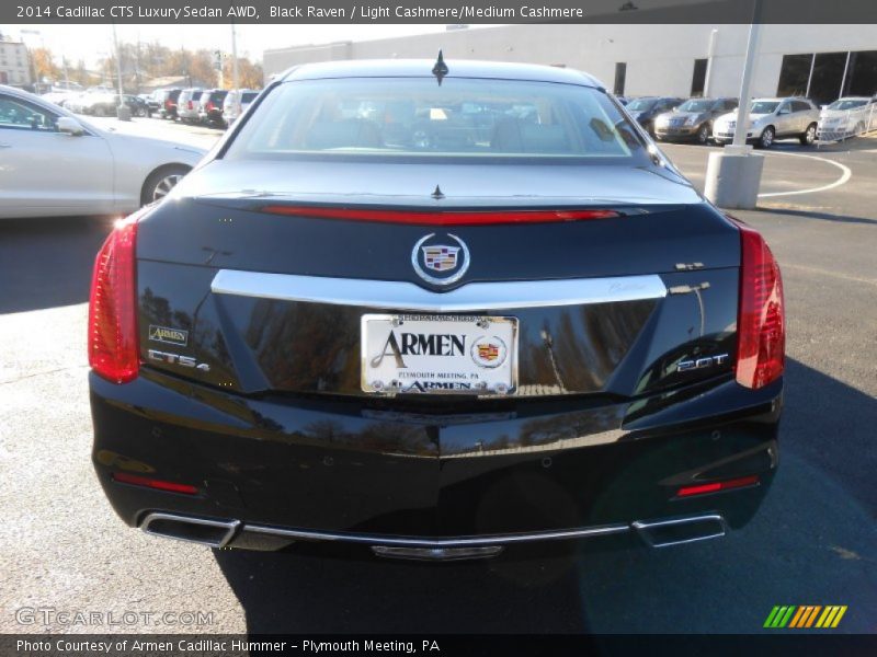 Black Raven / Light Cashmere/Medium Cashmere 2014 Cadillac CTS Luxury Sedan AWD