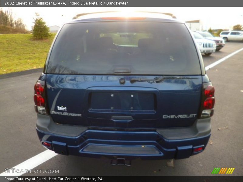 Indigo Blue Metallic / Dark Pewter 2002 Chevrolet TrailBlazer LS 4x4