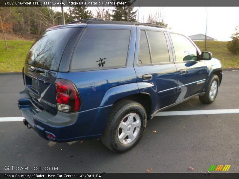 Indigo Blue Metallic / Dark Pewter 2002 Chevrolet TrailBlazer LS 4x4