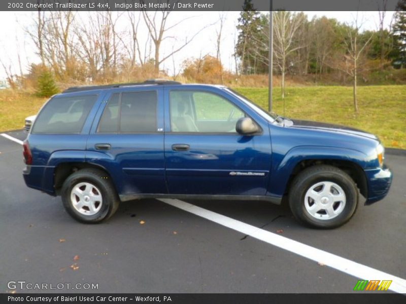 Indigo Blue Metallic / Dark Pewter 2002 Chevrolet TrailBlazer LS 4x4