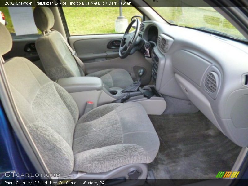 Indigo Blue Metallic / Dark Pewter 2002 Chevrolet TrailBlazer LS 4x4