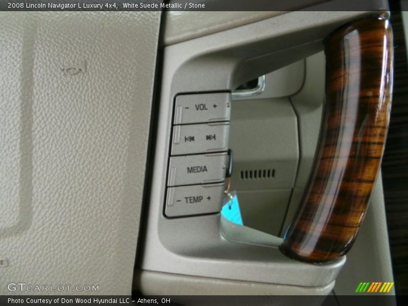 White Suede Metallic / Stone 2008 Lincoln Navigator L Luxury 4x4