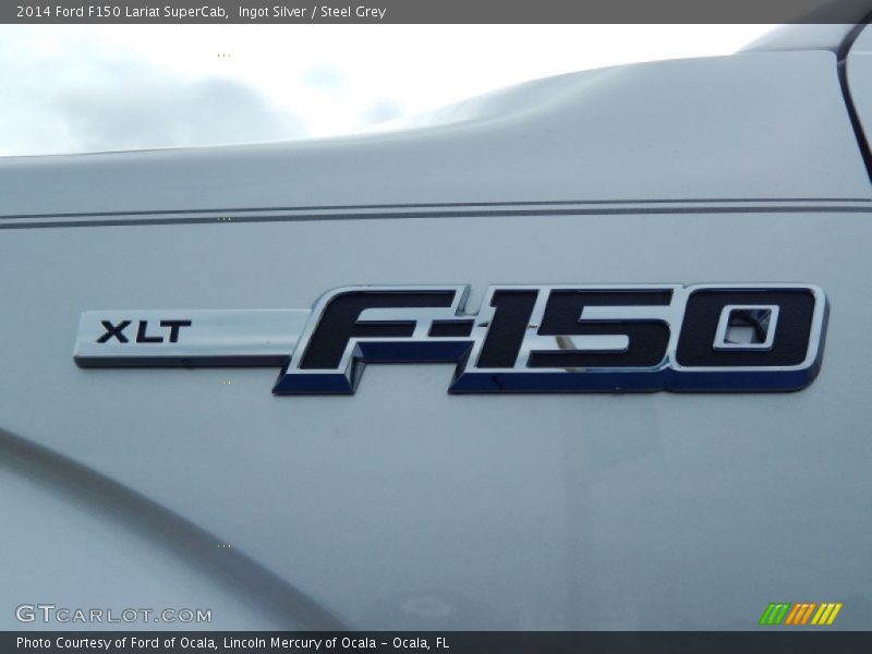 Ingot Silver / Steel Grey 2014 Ford F150 Lariat SuperCab