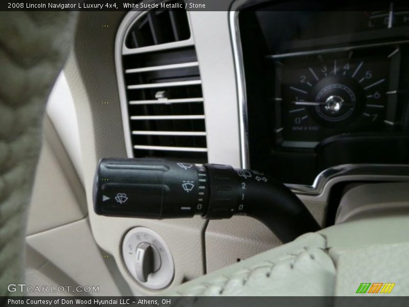 White Suede Metallic / Stone 2008 Lincoln Navigator L Luxury 4x4