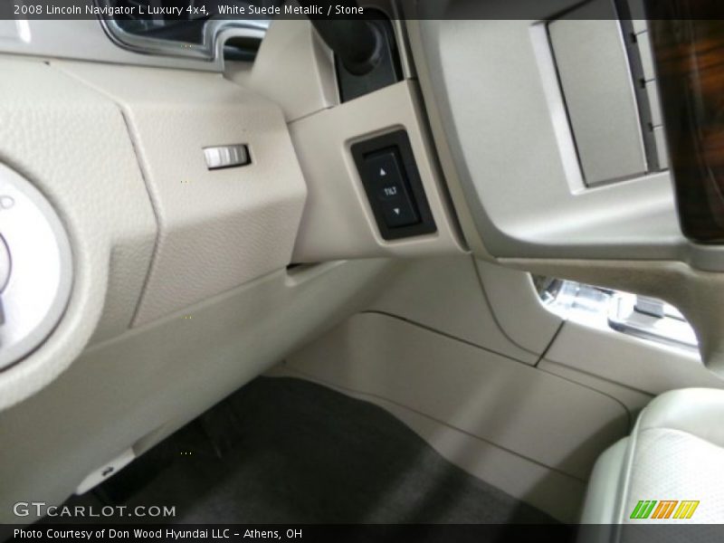 White Suede Metallic / Stone 2008 Lincoln Navigator L Luxury 4x4