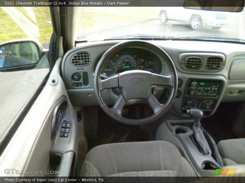Indigo Blue Metallic / Dark Pewter 2002 Chevrolet TrailBlazer LS 4x4