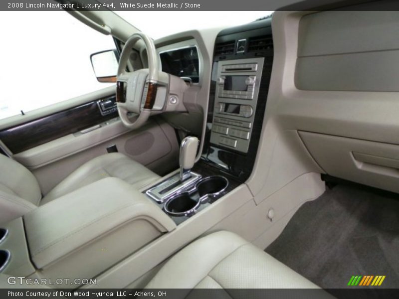 White Suede Metallic / Stone 2008 Lincoln Navigator L Luxury 4x4