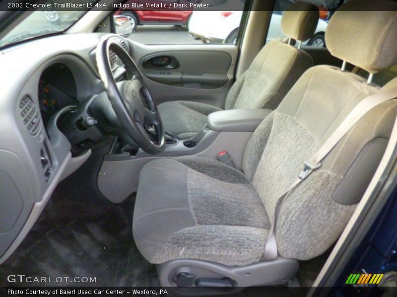 Indigo Blue Metallic / Dark Pewter 2002 Chevrolet TrailBlazer LS 4x4