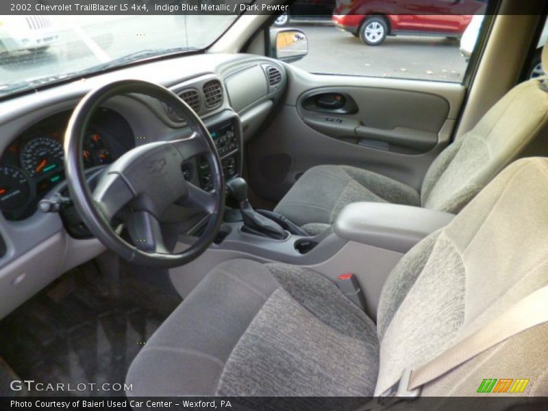 Indigo Blue Metallic / Dark Pewter 2002 Chevrolet TrailBlazer LS 4x4