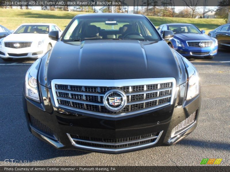Black Raven / Jet Black/Jet Black 2014 Cadillac ATS 2.0L Turbo AWD