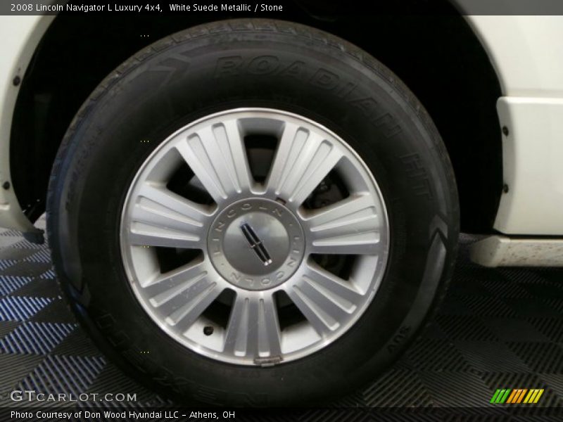 White Suede Metallic / Stone 2008 Lincoln Navigator L Luxury 4x4