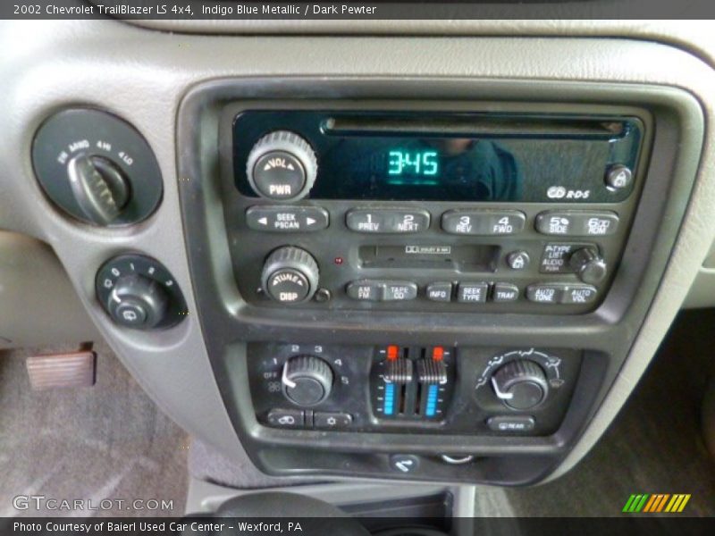 Indigo Blue Metallic / Dark Pewter 2002 Chevrolet TrailBlazer LS 4x4