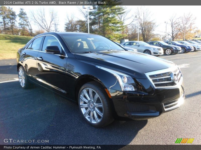 Black Raven / Jet Black/Jet Black 2014 Cadillac ATS 2.0L Turbo AWD