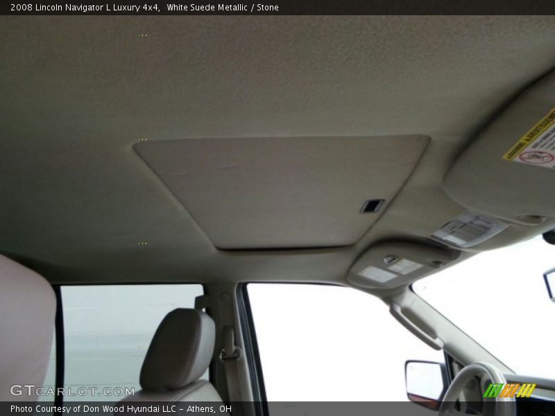White Suede Metallic / Stone 2008 Lincoln Navigator L Luxury 4x4