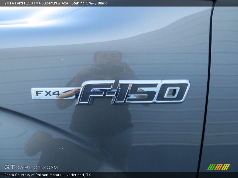 Sterling Grey / Black 2014 Ford F150 FX4 SuperCrew 4x4