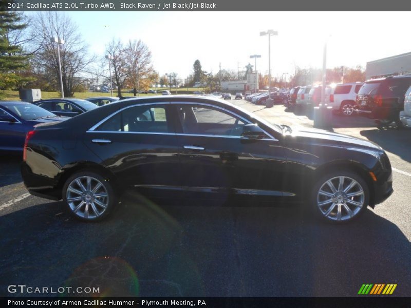 Black Raven / Jet Black/Jet Black 2014 Cadillac ATS 2.0L Turbo AWD