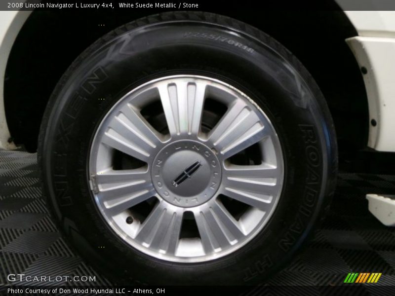 White Suede Metallic / Stone 2008 Lincoln Navigator L Luxury 4x4