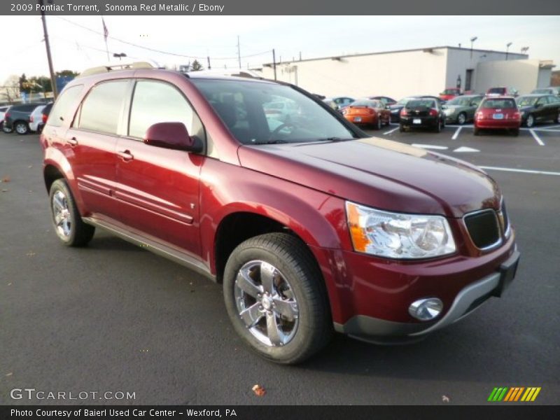 Sonoma Red Metallic / Ebony 2009 Pontiac Torrent