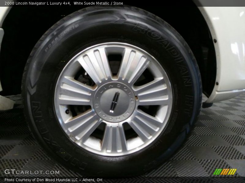 White Suede Metallic / Stone 2008 Lincoln Navigator L Luxury 4x4