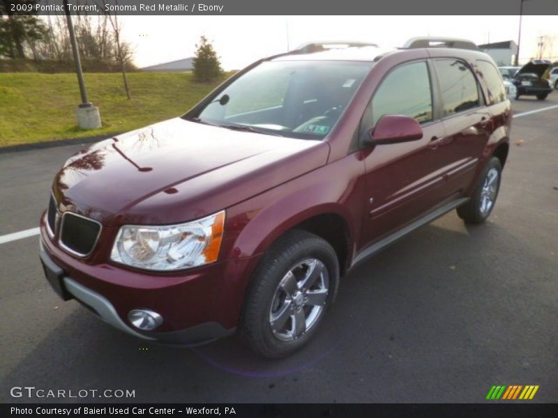 Sonoma Red Metallic / Ebony 2009 Pontiac Torrent