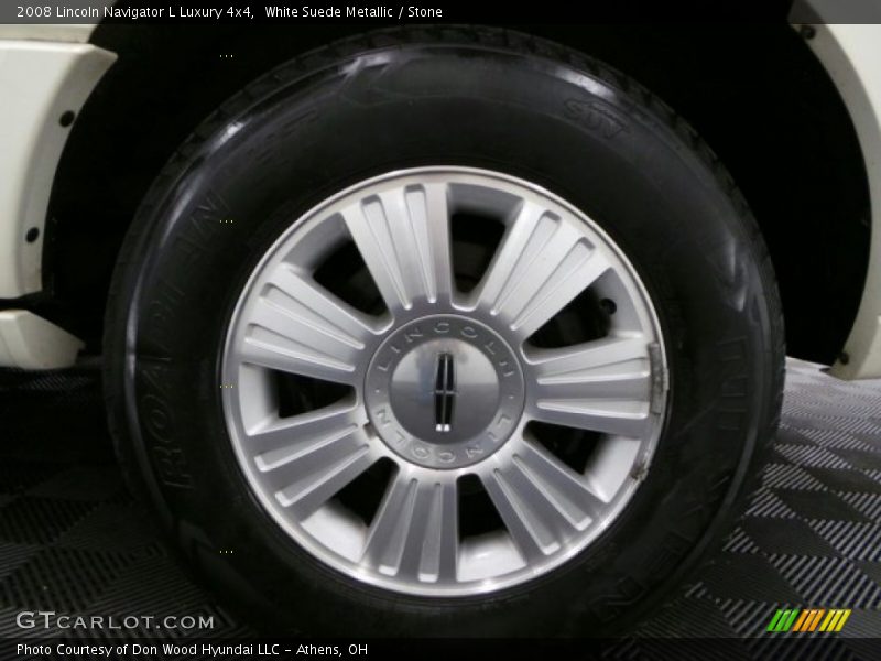 White Suede Metallic / Stone 2008 Lincoln Navigator L Luxury 4x4