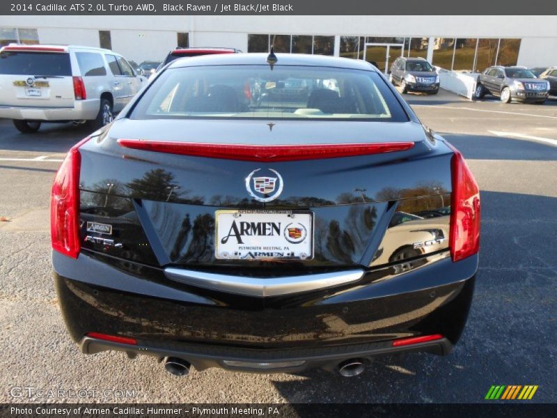 Black Raven / Jet Black/Jet Black 2014 Cadillac ATS 2.0L Turbo AWD