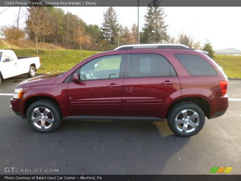 Sonoma Red Metallic / Ebony 2009 Pontiac Torrent