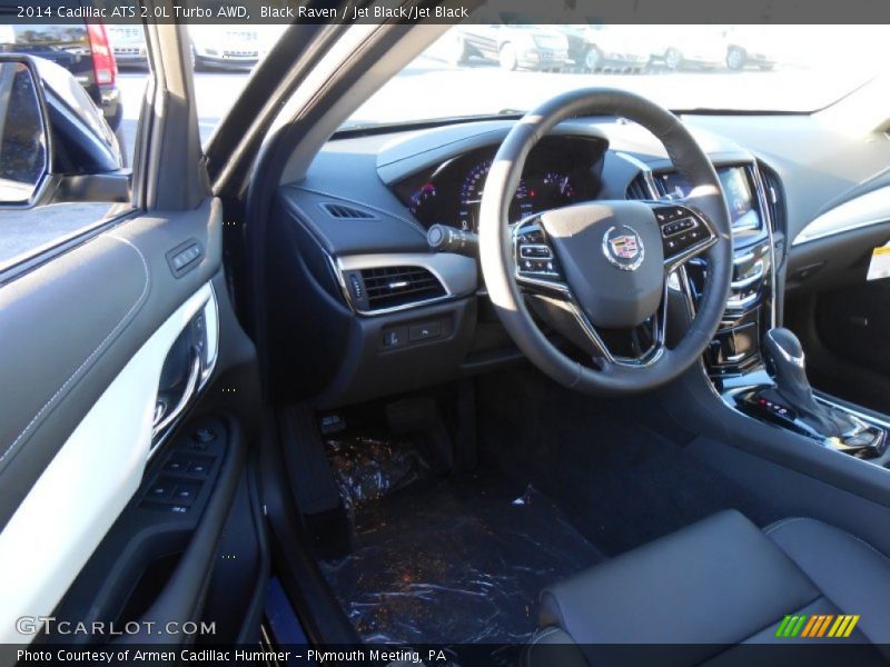 Black Raven / Jet Black/Jet Black 2014 Cadillac ATS 2.0L Turbo AWD