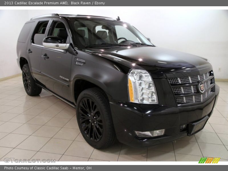 Black Raven / Ebony 2013 Cadillac Escalade Premium AWD