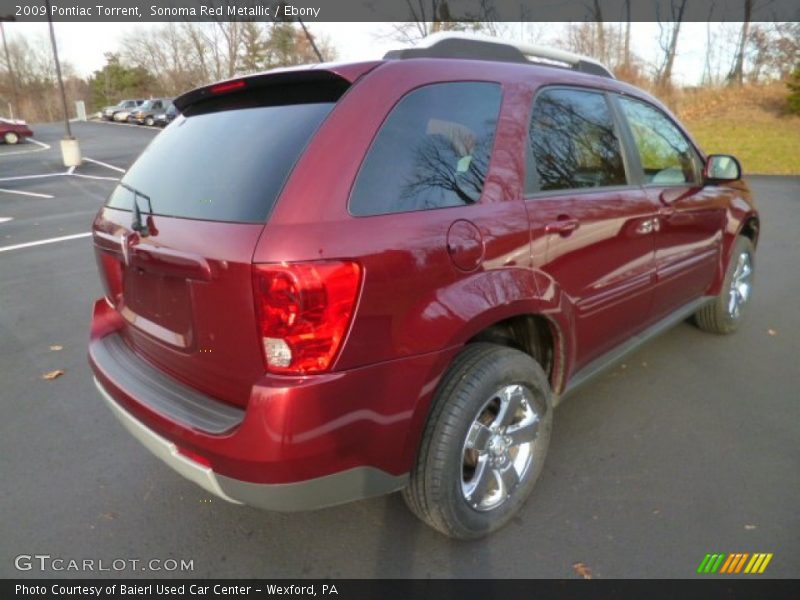 Sonoma Red Metallic / Ebony 2009 Pontiac Torrent