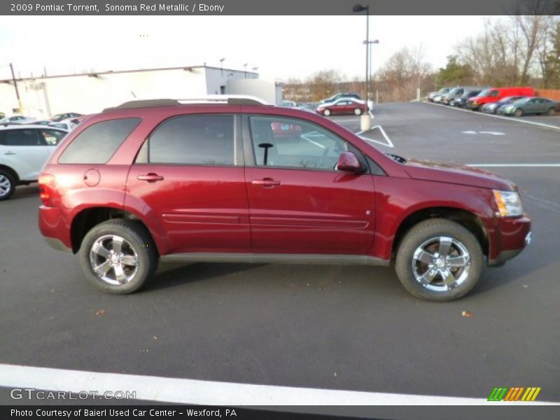 Sonoma Red Metallic / Ebony 2009 Pontiac Torrent