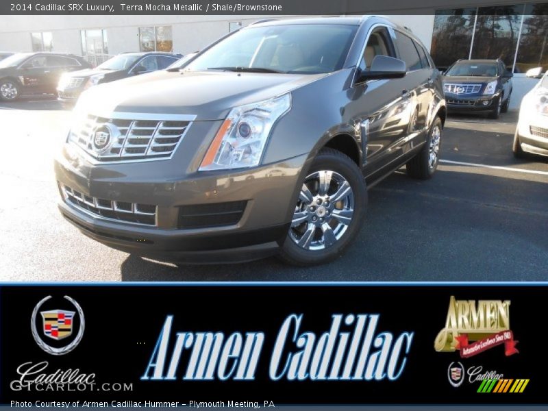Terra Mocha Metallic / Shale/Brownstone 2014 Cadillac SRX Luxury