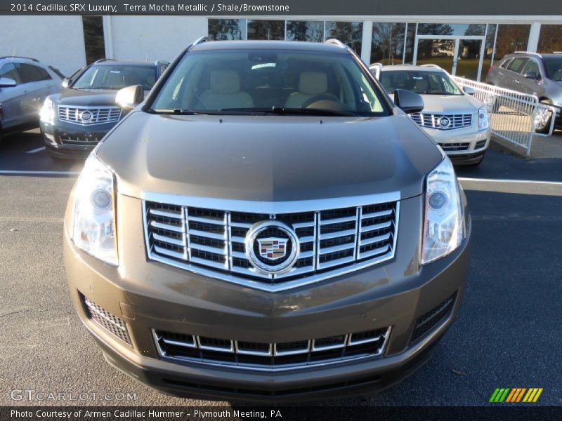 Terra Mocha Metallic / Shale/Brownstone 2014 Cadillac SRX Luxury