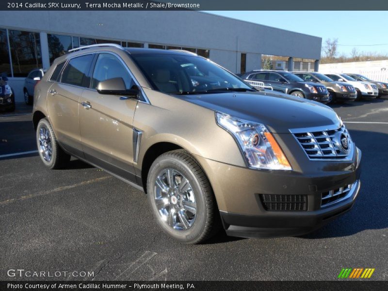 Terra Mocha Metallic / Shale/Brownstone 2014 Cadillac SRX Luxury