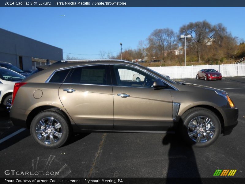 Terra Mocha Metallic / Shale/Brownstone 2014 Cadillac SRX Luxury