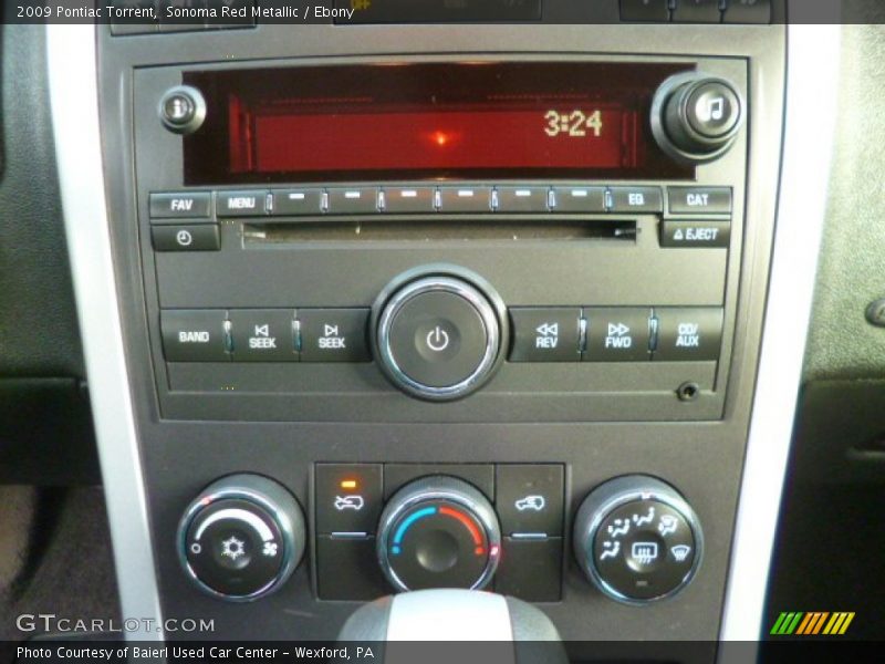 Sonoma Red Metallic / Ebony 2009 Pontiac Torrent