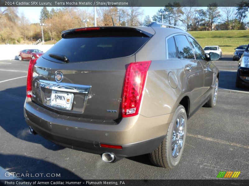 Terra Mocha Metallic / Shale/Brownstone 2014 Cadillac SRX Luxury