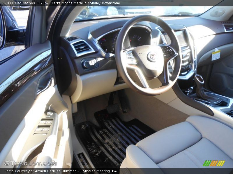 Terra Mocha Metallic / Shale/Brownstone 2014 Cadillac SRX Luxury