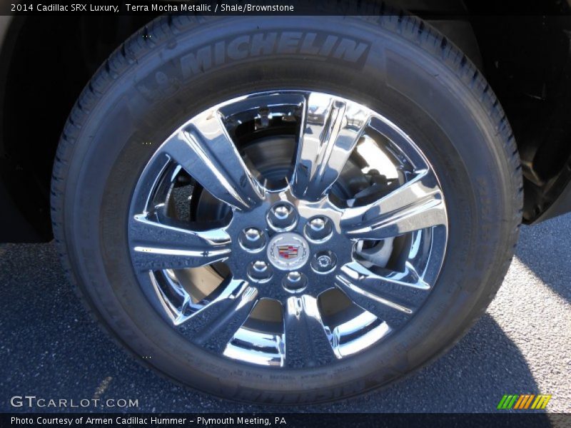 Terra Mocha Metallic / Shale/Brownstone 2014 Cadillac SRX Luxury
